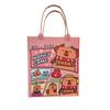 Bolsa de Feltro com Estampa Criativa Sublimada Livro Vermelho Pequeno Bolsa para Livros de Aluno do Ensino Fundamental Bolsa para Lanche Infantil Presente de Aniversário