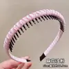 Novo Aro de Cabelo Antiderrapante Dentado para Mulheres Lavarem o Rosto, Grampo para Prender o Cabelo, Aro de Cabelo Trançado para Cabelos Quebrados Sem Marcas, Acessório de Cabeça
