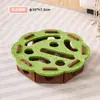 Brinquedo para Gatos Gadget de Autoentretenimento para Filhotes, Labirinto Quebra-Cabeça para Gatos de Estimação, Caixa de Feltro com Recurso de Perfuração, Bola com Guizo Teaser para Gatos