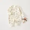 Ropa para Bebé Recién Nacido Ropa de Bebé Algodón Manga Larga Ropa de Mariposa Primavera y Otoño Ropa sin Huesos para Primer Bebé Otoño