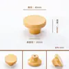 Manija de Armario de Madera Maciza en Forma de T, Manija de Cajón y Gabinete de Madera, Manija de Puerta de Gabinete Infantil, Manija de Gabinete de Madera, Estilo Minimalista Japonés