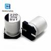 Em estoque capacitor eletrolítico de alumínio tipo chip 35V220UF 6.3*7/7.7mm 220UF 35v 8*10/10.2mm