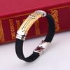 Pulsera de Moda de Acero de Titanio Cruz Jindian Pulsera de Acero Inoxidable Fábrica Outlet de Joyería de Moda Japonesa y Coreana