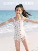 Trajes de baño para niñas de 7 a 12 años, Nuevo estilo de verano, Trajes de baño de una pieza dulces para niñas mayores, Trajes de baño para niños de 12 a 14 años
