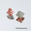 Taladro de uñas Dongzhou Super Flash K9, taladro de punta inferior, accesorios de bricolaje, taladro de vidrio cuadrado de 4 mm, taladro de cristal de forma especial