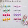 Explosivo Hueso Forma Lazo Arte de Uñas Mini Lazo Resina Joyería Verano Dulce Pequeño Lazo Accesorios