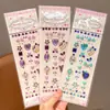 Pegatinas de Diamantes para Niños, Pegatinas de Gemas para Niñas, Pegatinas Faciales de Maquillaje para Escenario, Pegatinas 3D de Cristal para la Frente de Princesa, Pegatinas de Cristal