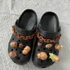 Capybara capibara accesorios DIY hebilla de zapato flor de zapato tridimensional linda caricatura estrella zhibi agujero de estrella accesorios para zapatos Little Red