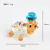 Tortuga Pequeña Vidrieras Manualidades Lindas Adornos Accesorios para el Hogar Acuario Paisajismo Decoraciones para Peceras
