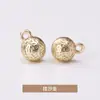 Botões Redondos de Metal Estilo Chinês Costurados à Mão para Roupas Tradicionais Chinesas, Terno Tang, Hanfu, Cheongsam Estilo Antigo Botões Costurados à Mão