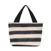 Nueva Bolsa Portátil para Mujer 2021 Bolsa Bento Rayada de Mano Bolso de Mano para Mujer Bolsa Casual Pequeña Fresca