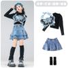 Roupas de Jazz Dance para meninas, doces e estilosas, outono e inverno, infantis e femininas, para apresentações em grupo, borboleta, coração, hip hop infantil, passarela, roupas da moda