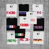 Camiseta deportiva informal de manga corta con estampado en V grande de VLONE, marca de moda transfronteriza europea y americana de 2024, para hombres y mujeres.
