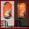 Farol antiguo de estilo chino para exteriores, restaurante, hotel, calle, lugar pintoresco, centro comercial, decoración colgante de flores, farol rojo de pared para Internet