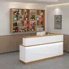 Balcão de bar de restaurante, balcão de caixa, recepção, balcão de bar de loja, adega integrada, balcão de caixa de recepção de restaurante de hot pot, restaurante e estabelecimento de refeições