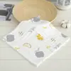 Toalla Facial de Gasa para Niños, Toalla Cuadrada para Bebé, Babero de Gasa Clase A, Algodón 100% al por Mayor, Toalla Facial Suave de Algodón Puro de Seis Capas