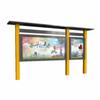 Quadro de Avisos de Aço Inoxidável Shopping Comunitário Sinalização Vertical Quadro de Exibição de Publicidade Personalizado Atacado Processo de Galvanização Transfronteiriço