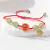 Pulsera trenzada Círculo Qiankun, estilo Nudo Chino, Símbolo de Manzana y Deseo, Fragmentos de Plata, 0 kg Atracciones Turísticas, Fabricante Transfronterizo, Venta al por Mayor de Joyería