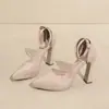 Zapatos de Tacón Alto Sexy de una Sola Tira Sandalias de Punta Fashion para Mujer 2026 Nuevo Estilo Elegante