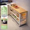 Estante de Almacenamiento para Cocina, Mesa Pequeña de Pie, Estante de Almacenamiento Multicapa para Apartamentos de Alquiler, Almacenamiento de Mesa Multicapa Montado en la Pared
