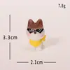 Paisaje miniatura transfronterizo caricatura creativa perro golden retriever corgi figuras lindas decoraciones DIY accesorios de bolsa sorpresa adornos de escritorio