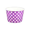 Jinjiang hermosa fábrica directa taza de helado Caja de helado creativa taza desechable con tapa tazón de yogur