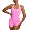 Macacão de Yoga Transfronteiriço Peça Única para Mulheres, Apresentando um Lindo Costas e Glúteos em Formato de Pêssego, Body Esportivo Modelador Integrado, Roupa para Corrida e Fitness