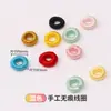 Anillos de colores de bobina continua hechos a mano de Wang para pulseras tejidas a mano, espaciadores pequeños fijos, accesorios para joyería DIY