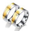 Moda Casal FOREVER LOVE Diamante Plane Anel de casal dourado LOVE Ring Factory Outlet