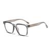 3222 Armazón de Gafas Tr90 de Liquidación con Bloqueo de Luz Azul Gafas de Sol de Espejo Plano Gafas Ultraligeras Armazón Cuadrado Exportación Transfronteriza Europea y Americana
