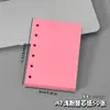 Miolo de Caderno A7 Papel de Folha Solta 6 Furos Página Interna Diâmetro Pequeno do Furo Miolo de Reposição Cor Colorida Papel em Branco para Escrita
