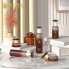 Nuevo Set de Cosméticos Herbales Botella 30ml Emulsión Acuosa Esencia Botella de Vidrio 50g Hombro Redondo Crema Botella de Crema