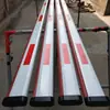 83*40 Carretera Haikang Puerta Carretera Dahua Puerta Inteligente Estacionamiento Rojo y Blanco Oval Superior Barra Inferior de Goma