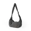 Bolso cruzado de hombro nuevo de nailon ligero de nicho coreano, unisex, versátil, ideal para el trabajo, estilo casual, bolso tipo bola de masa