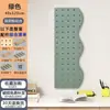 Conjunto de Prateleiras de Madeira Maciça para Parede Estilo Nórdico para Sala de Estar Divisória de Madeira Rack de Armazenamento para Parede de Jardim de Infância Pendurado na Parede