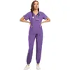 Uniformes médicos personalizados con impresión por transferencia de calor, trajes de quirófano elásticos en cuatro direcciones, varios diseños para centros de atención posparto, entrega rápida en lotes pequeños