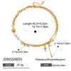 Acessórios de Colar Estilo Europeu e Americano Silenciosos e Chiques para Mulheres Transfronteiriço Aço Inoxidável Dourado 18K com Diamantes Cruz Estrela de Cinco Pontas Colar Clipes de Papel