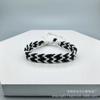 Pulsera Tejida Estilo Nuevo Estilo Japonés y Coreano Pulsera para Pareja de Campus Estilo Étnico Retro Mano Tejida a Mano para Pareja