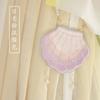 [Qian Li] Bolsa Hanfu Infantil Bordada Antigua Accesorios Hanfu Colgante Sachet Concha Conejo Bolso Cruzado