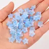12mm Vidro Colorido Degradê Flor de Cinco Pétalas Contas Soltas DIY Feito à Mão Estilo Antigo Grampo de Cabelo Pingente de Carro Acessórios para Colar Pulseira