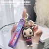 Hecho a mano nuevo transfronterizo creativo caricatura muñeco caza de dragones leyenda llavero colgante bolsa coche llavero accesorios