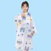Nuevo Impermeable Infantil Grueso Estampado Mejorado para Senderismo, Poncho de Lluvia Largo de Cuerpo Completo para Niños y Niñas, a Prueba de Tormentas para Ciclismo