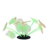 E-commerce Transfronteiriço Aquário Tanque de Peixes Artesanato Paisagismo Joias de Silicone Coral Simulado Bonsai em Forma de Cogumelo