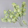 Orquídea Phalaenopsis Impresa en 3D con 9 Flores, Flor Artificial de Goma Suave, Material para Arreglos Florales, Decoración de Bodas, Fondo Floral, Flor Artificial