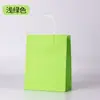Bolsa de regalo para joyería tienda de ropa al por mayor bolsa de embalaje para repostería bolsa de mano para llevar té con leche y café bolsa de papel