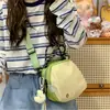 Bolsa para Garrafa de Água Colorida Doce Fresca de Alto Valor Estilo Japonês Nova para Mulheres, Bolsa Transversal Simples Leve para Compras