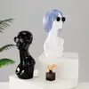 Maniquí Cabezal para Peluca Pantalla Sombrero Bufanda Tocados Gafas Cabeza Femenina Rasgos Faciales Arte Galvanizado Modelo de Cabeza Cabeza Falsa Masculino