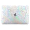 Para Carcasa de Laptop Apple Carcasa macbook Carcasa Protectora Transparente Láser Frío Caliente
