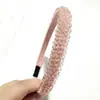 Diadema de cristal de estilo coreano de alta gama diadema sencilla de moda tocado barroco joyería tejida a mano