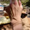 Pulsera Popular de Estilo Bohemio Transfronteriza Ojo del Diablo, Pulsera de Joyería para Mano Sexy de Múltiples Capas de Verano